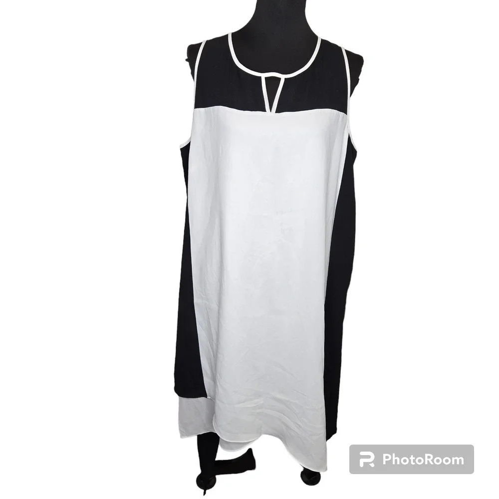 Lane Bryant Colorblock Midi Dress